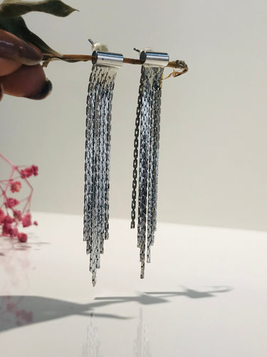 Slinky Chain Drop Earrings